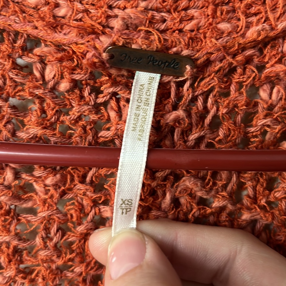 XS cozy Free People Sweater orange - Picture 2 of 4